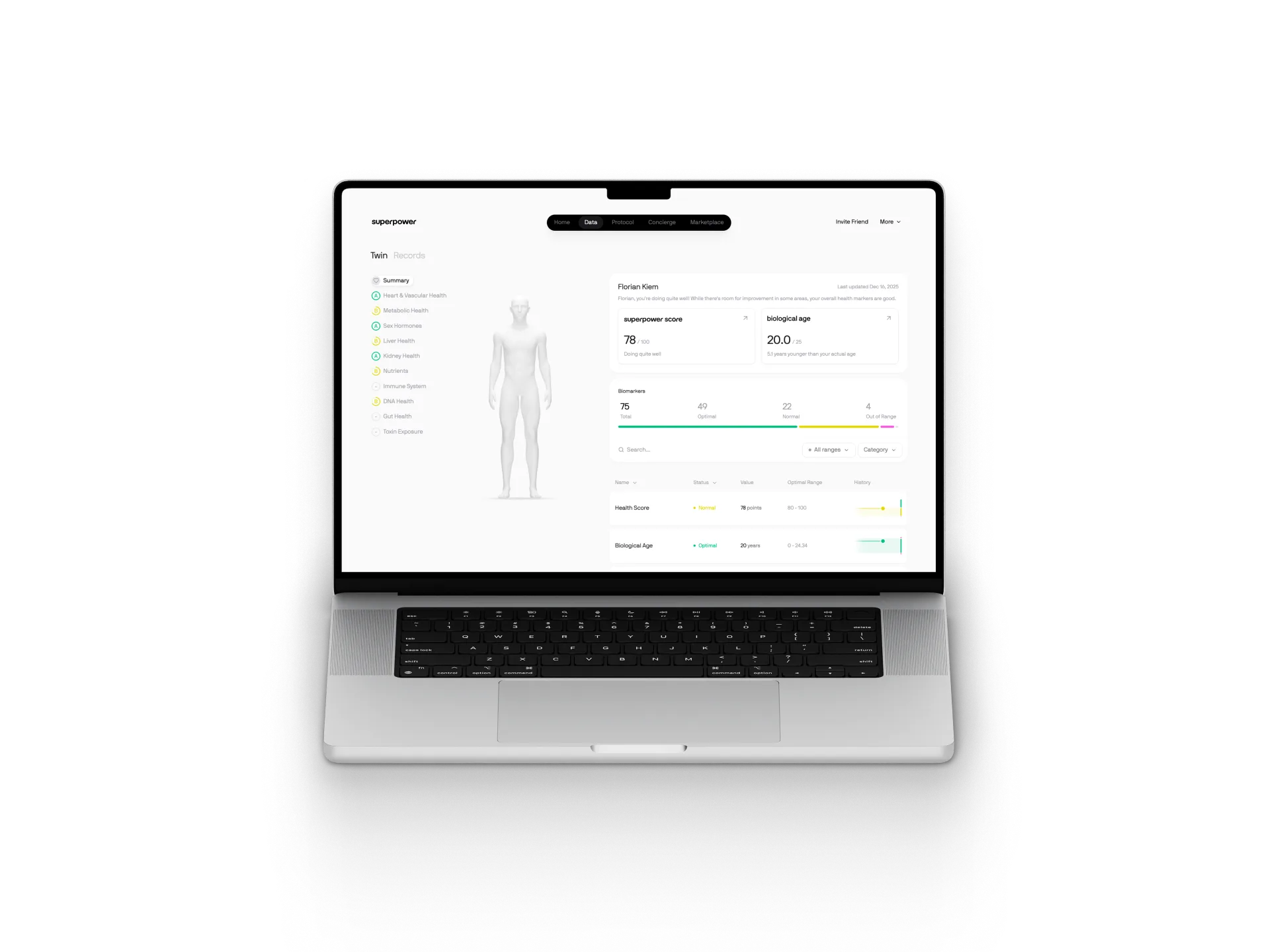 Superpower Dashboard